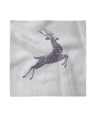 Ambesonne Christmas Set of 4 Napkins, 12" x 12"