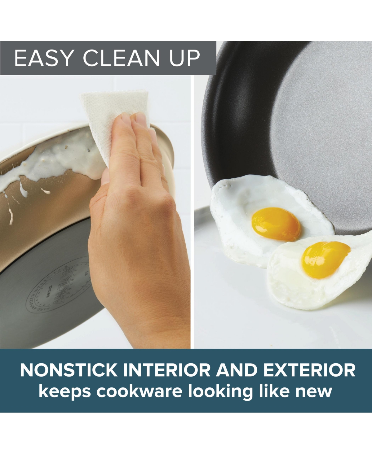 Anolon Advanced Home Hard-Anodized Nonstick 3-Pc. Cookware Set