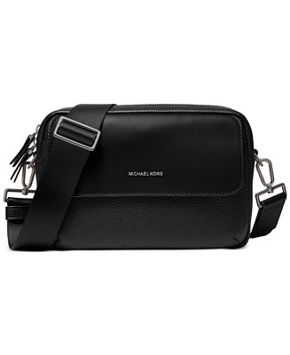 Michael Kors Men's Hudson Utility Leather Crossbody Bag & Reviews 