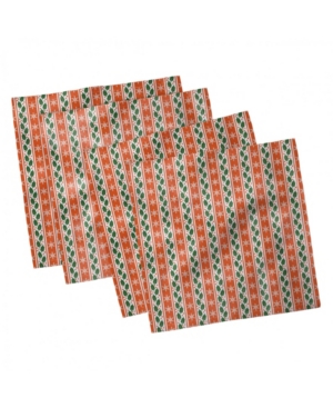 Ambesonne Snowflake Set of 4 Napkins 18