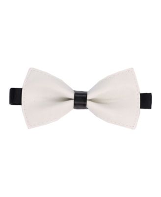 Men's Suede Y-Back Suspenders Bow Tie Set