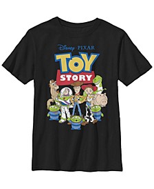 Disney Pixar Toy Story Big Boys Buzz Woody Jessie Short Sleeve T-Shirt