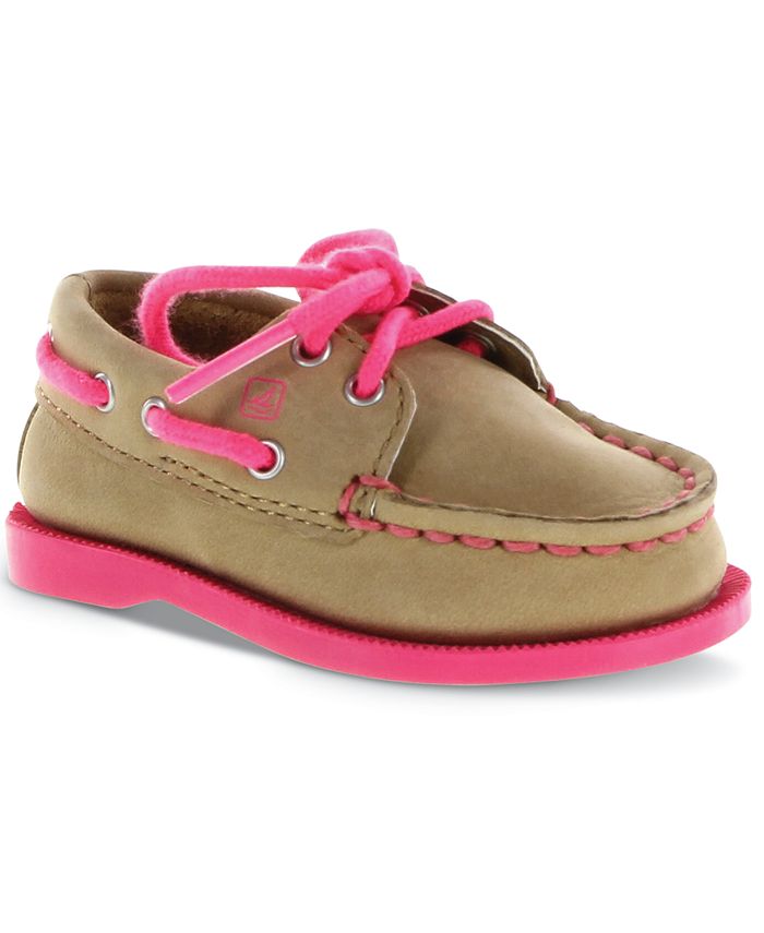 Sperry Kids Shoes, Baby Girls A/O Crib Boat Shoes Macy's