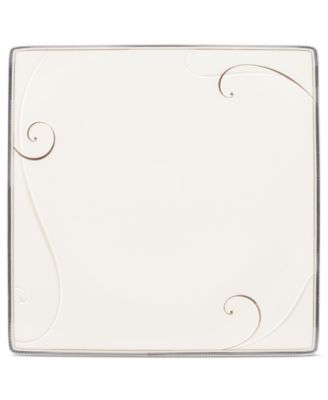 Noritake - Platinum Wave Square Dinner Plate