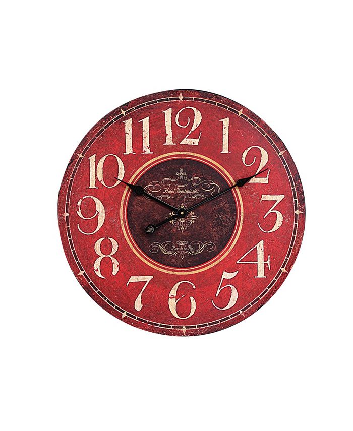 3R Studio Wooden Wall Clock & Reviews Clocks Home Decor Macy's
