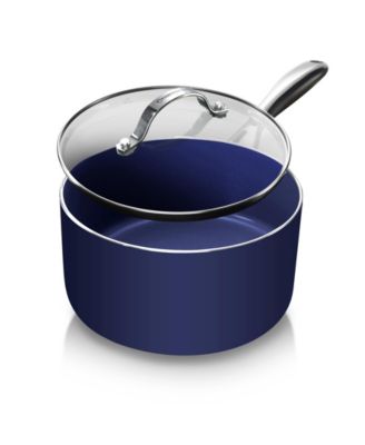 Granite Stone Diamond - Aluminium Diamond Infused 2.5-Qt. Saucepan with Glass Lid