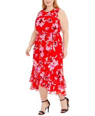 Calvin Klein Plus Size Sleeveless Maxi Dress - Macy's
