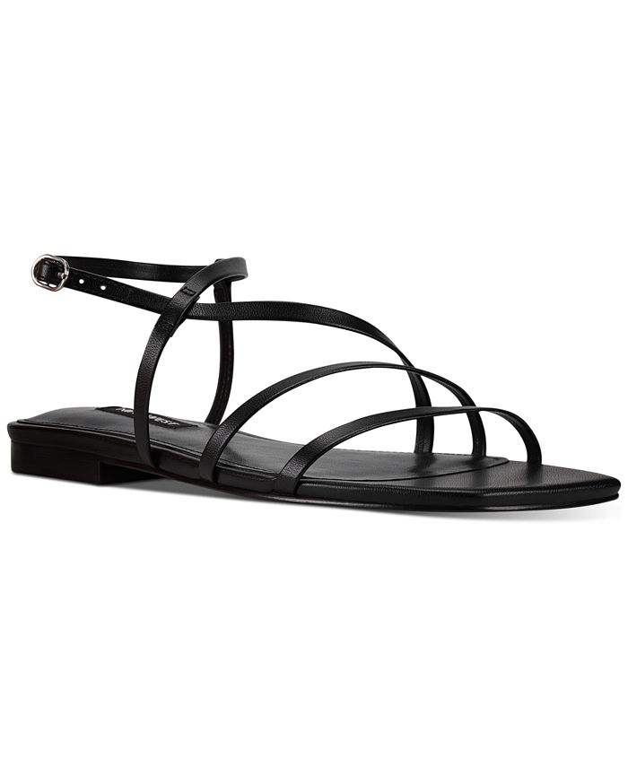 Nine West Mani Strappy Flat Sandals & Reviews - Sandals - Shoes - Macy's