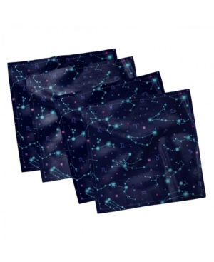 Ambesonne Astrology Set of 4 Napkins 18