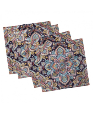 Ambesonne Ethnic Set of 4 Napkins 18