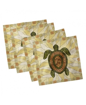 Ambesonne Turtle Set of 4 Napkins 18