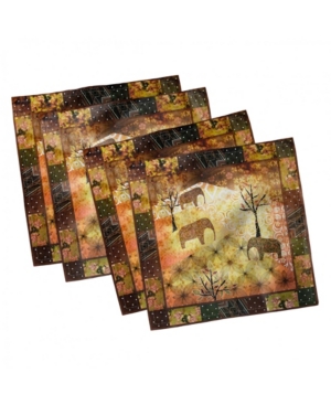 Ambesonne African Set of 4 Napkins 18