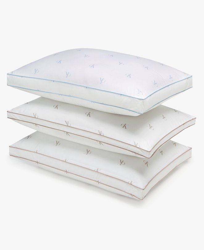 Calvin Klein Monogram Logo Cotton Pillows Reviews Pillows Bed Bath Macy S