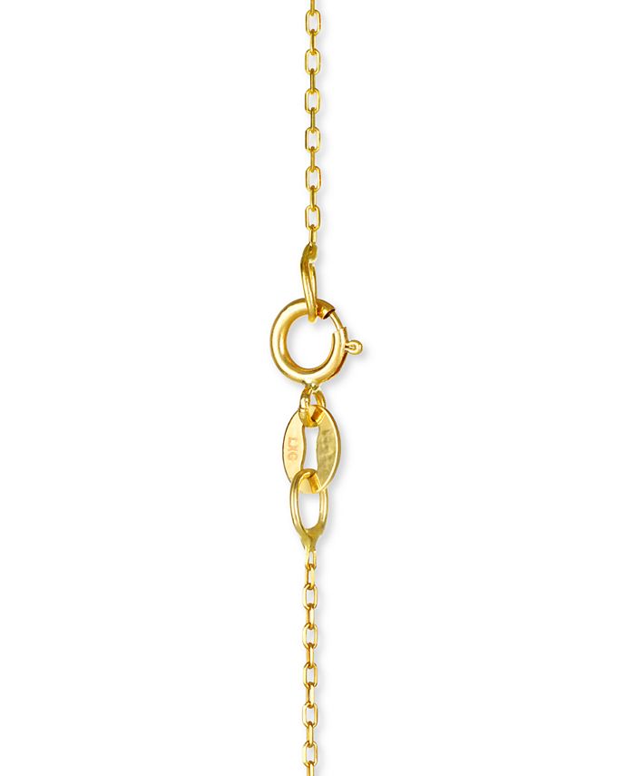 Italian Gold - Love Knot 18" Pendant Necklace in 14k Gold
