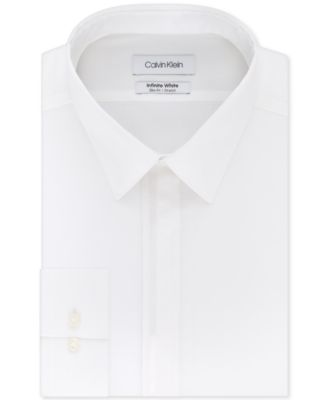 calvin klein infinite white dress shirt
