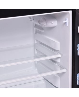 2 Doors 3.4 cu ft. Unit Compact Mini Refrigerator Freezer Cooler