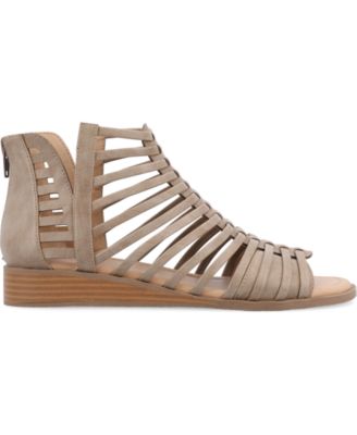 Women's Delilah Gladiator Sliver Wedge Sandals
