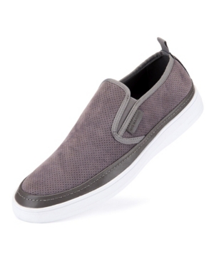 image of Mio Marino Men-s Urbane Suede Slip-ons Loafers Men-s Shoes