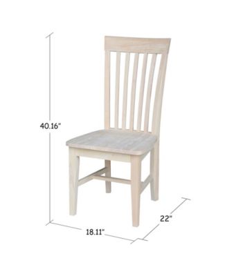 Tall Mission Chairs, Set of 2