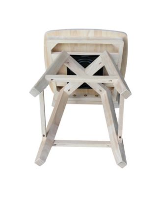 Mission Counter Height Stool with Swivel and Auto Return