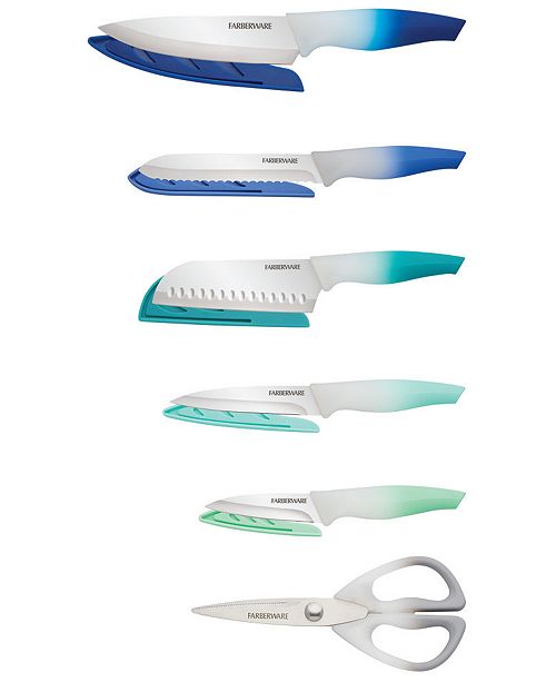 Farberware Ombre 11 Pc Cutlery Set Reviews Cutlery Knives Kitchen Macy S
