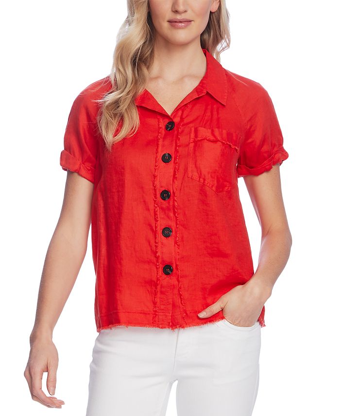 Vince camuto linen top outlet