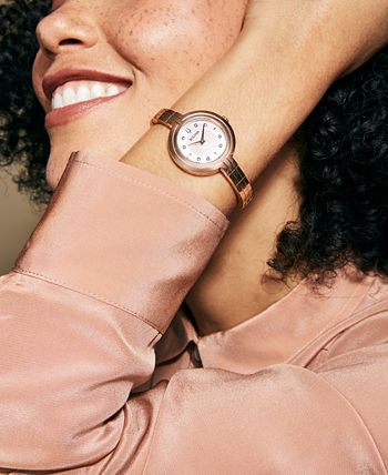 Bulova - Women's Sutton Diamond-Accent Rose Gold-Tone Stainless Steel Bracelet Watch 28mm