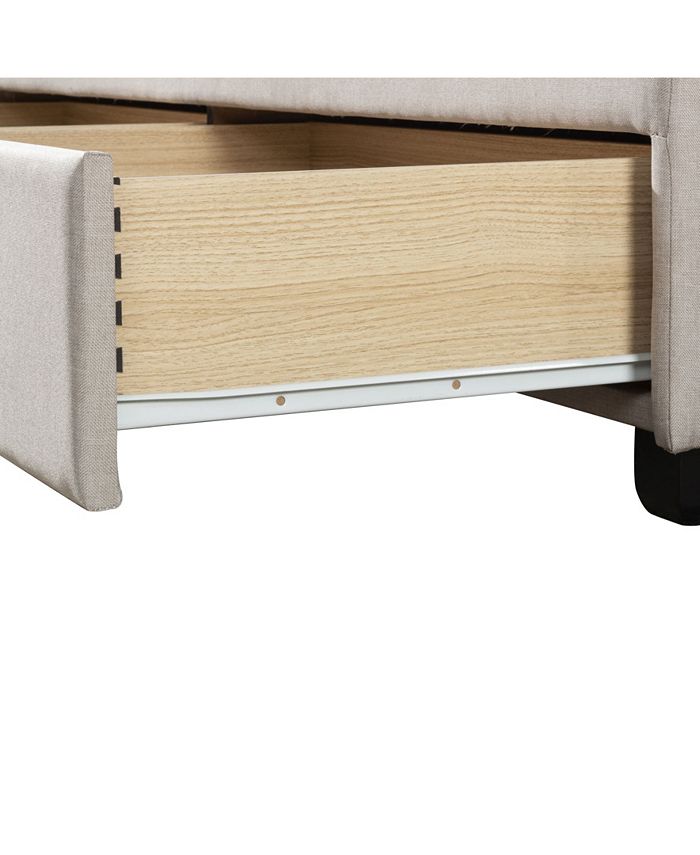 Hillsdale Kiley Upholstered Storage Bed, King Macy's