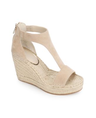 Olivia T Strap Espadrille Wedge Sandals 