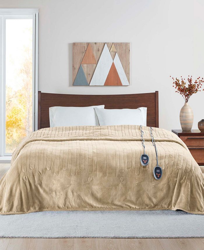 Beautyrest Microlight Berber Twin Electric Blanket & Reviews Blankets