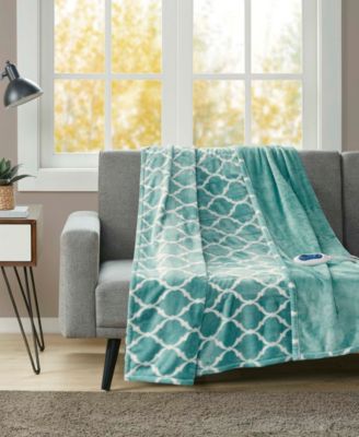 Ogee Plush Electric Throw, 60" x 70"