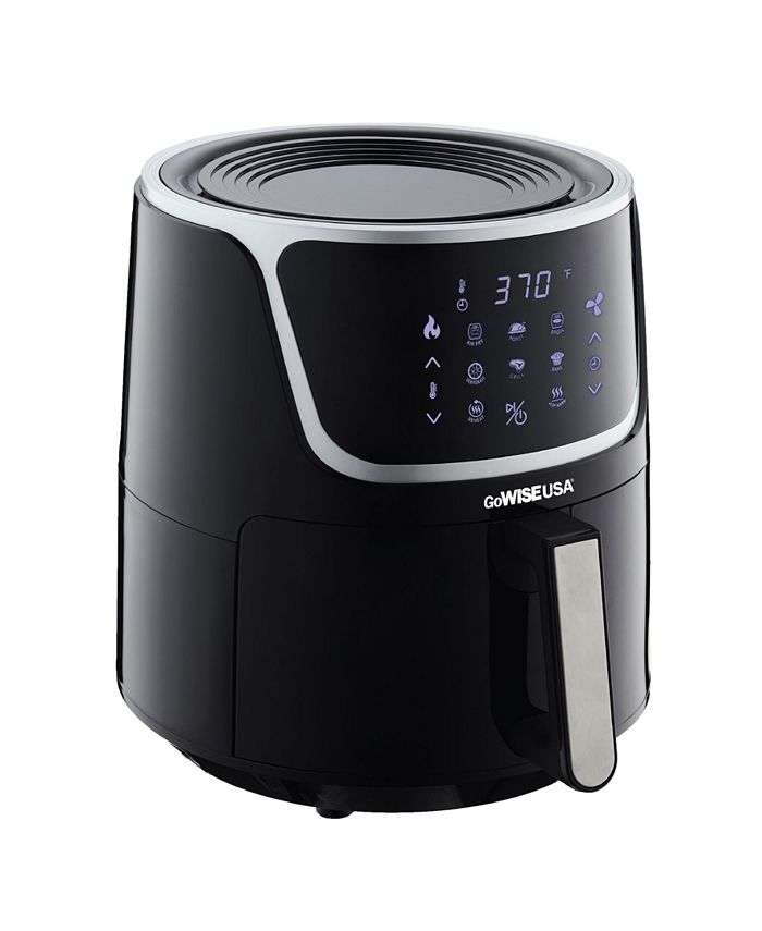 GoWISE USA Air Fryer with Dehydrator and 3 Stackable Racks, 7 Quart