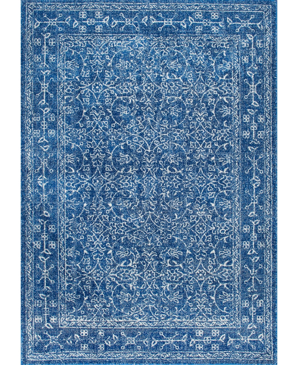 nuLoom Bodrum Vintage-Inspired Waddell 8' x 10' Area Rug - Dark Blue
