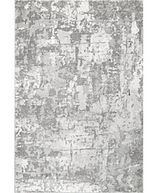 Francis Cloud Abstract Silver Area Rug