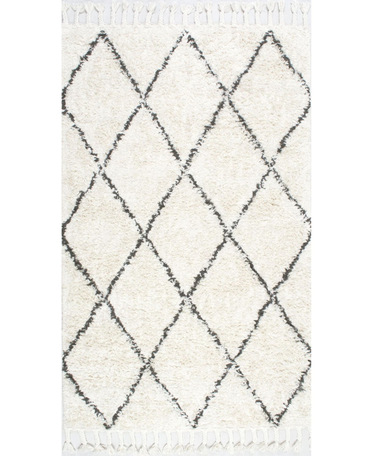 nuLoom Moroccan Venice Moroccan 6' x 9' Area Rug - Natural