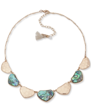 image of lonna & lilly Gold-Tone & Stone Statement Necklace, 16