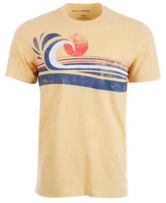 Sun + Stone - Men's Chest Wave T-Shirt