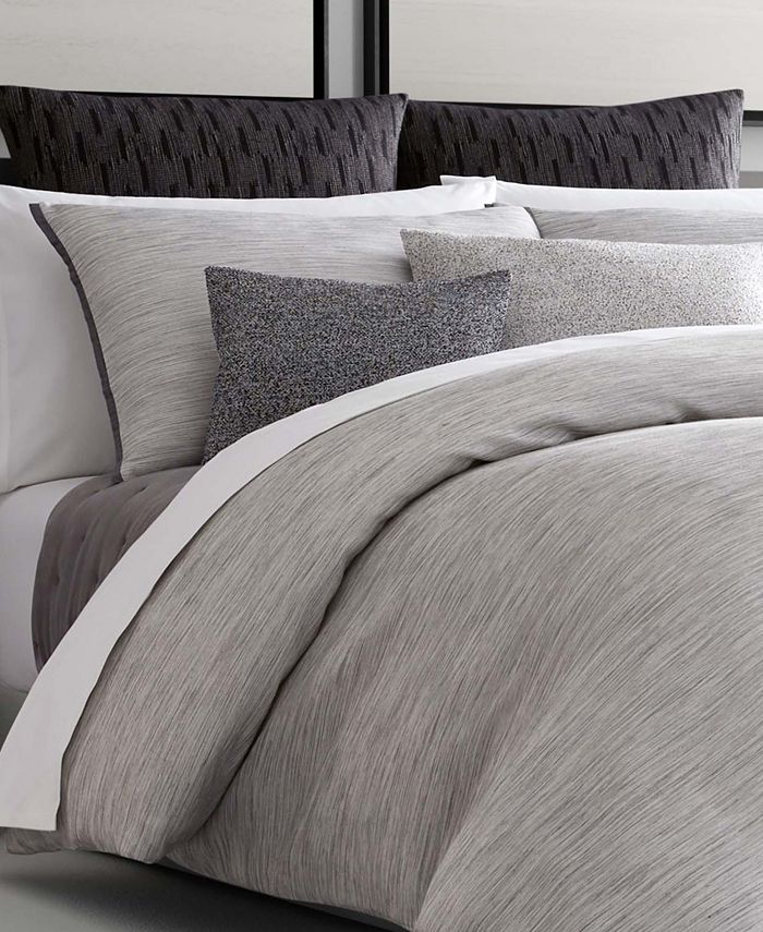 Vera Wang Grisaille Weave King Duvet Cover Macy's