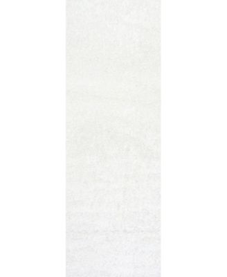 Easy Shag Marleen Plush White Rug
