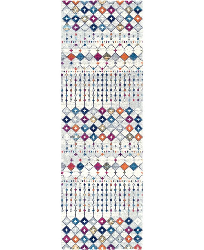 nuLoom Bodrum Moroccan Blythe Multi 8' x 10' Area Rug - Macy's