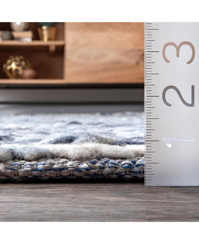 nuLoom Textures Handwoven Caryatid Solid 8' x 10' Area Rug Macy's