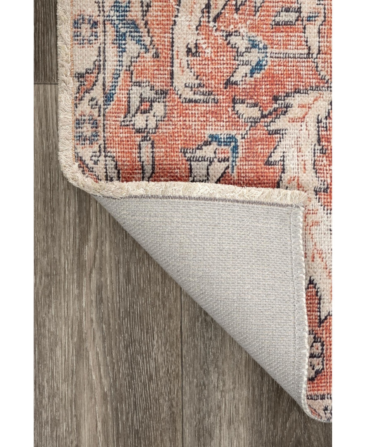 nuLoom Collina Rosalia Floral PersianArea Rug - Rust