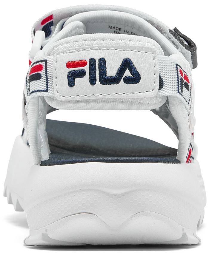 Fila Little Kids Disruptor Athletic Sandals from Finish Line - Macy's
