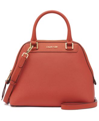 Calvin Klein Clara Satchel Macy s