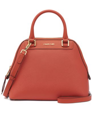 calvin klein clara satchel