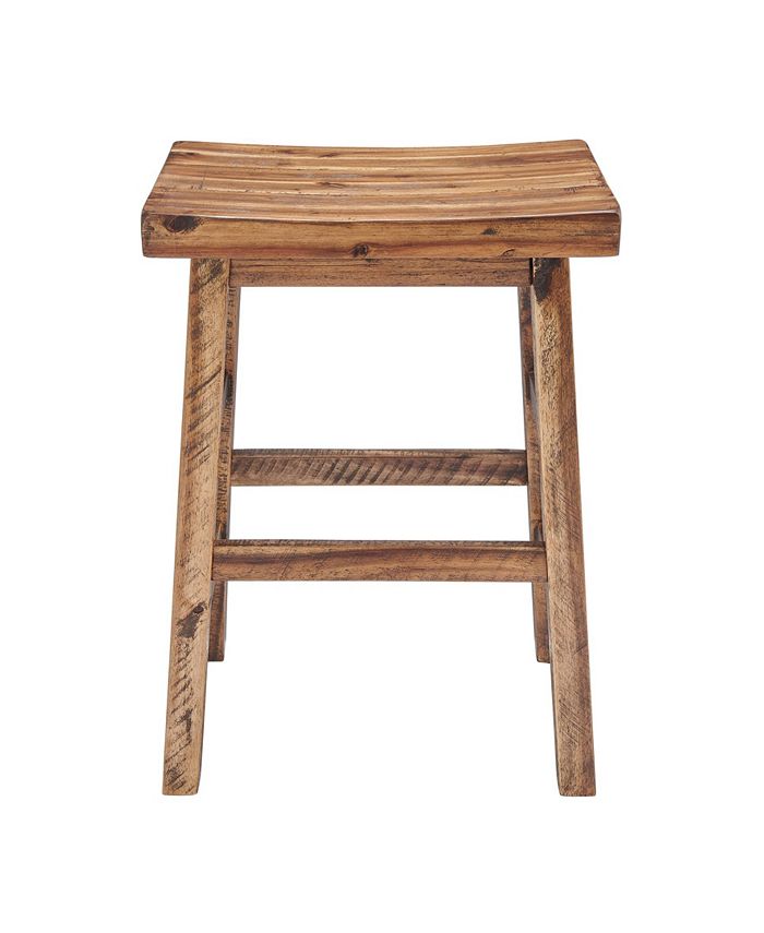 Alaterre Durango Beistelltisch Aus Massivholz – Industriell, 68,6 Cm, 45,4 Kg Tragkraft