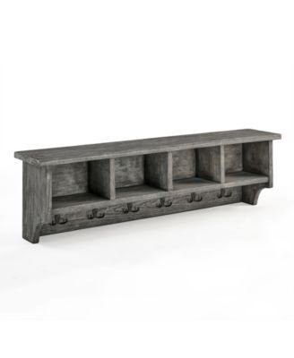 Pomona Metal and Wood Wall Coat Hook with Bench