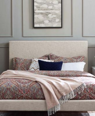 Taylor Full/Queen Upholstered Linen Fabric Headboard