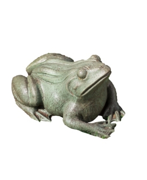 Campania International Woodland Frog Garden Statue In Brown