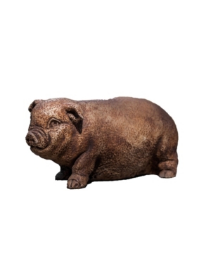Campania International Peanut Animal Statuary In Slate